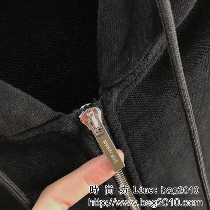 DIOR迪奧 18ss秋冬新款 肩部字母織帶 拉鏈衛衣 ydi1143